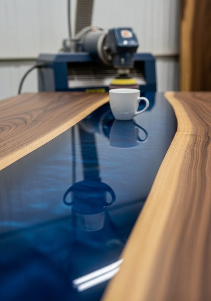 Epoxy-Resin-Table-717x1024 Glass-Like Finish: Best Polishing Compound for Epoxy Resin