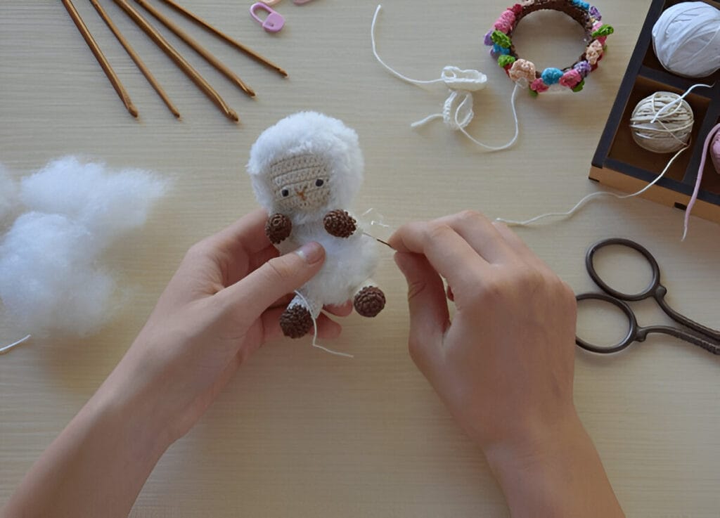 How-to-Attach-Keychain-to-Crochet-1024x737 30+ Adorable & Free Crochet Keychain Patterns