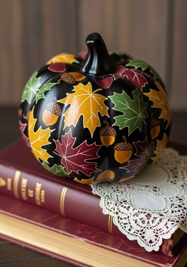 Hand-painted-Pumpkin-2-717x1024 5 Incredible Pumpkin Painting Ideas for Halloween