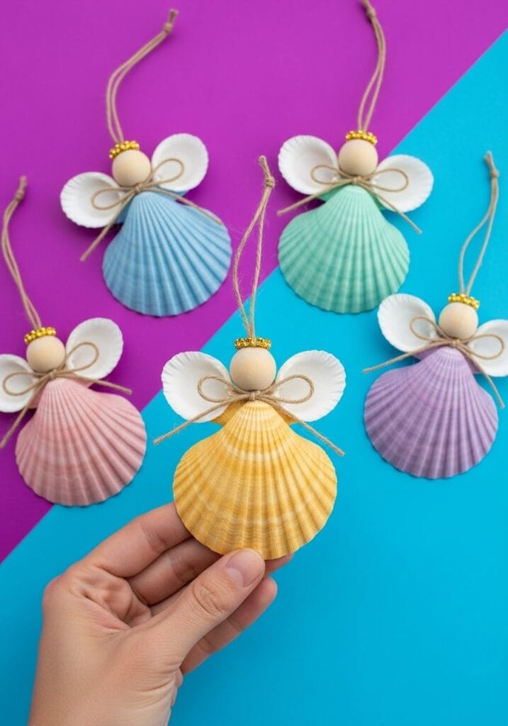 Refined-Seashell-Angels-717x1024 7 Amazing Seashell Ornaments DIY: Easy Coastal Crafts