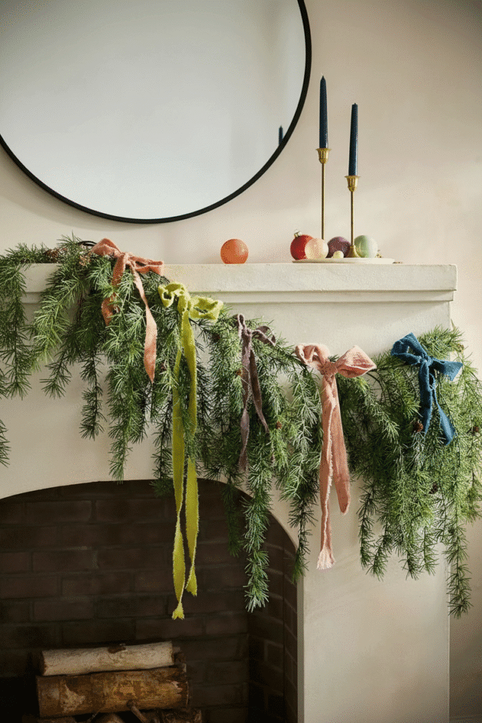 Faux-Cascading-Larch-Garland-6-683x1024 WOW! 5 DIY Boho Christmas Decor Projects for a Dreamy Tree