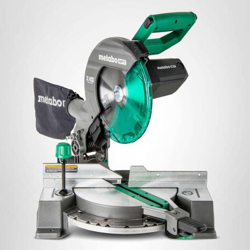 Metabo-HPT-10-Inch-Single-Bevel-Compound-Miter-Saw-15-Amp-Power-Saw-with-Xact-Cut-Shadow-Line-Precision-Miter-Angles-Single-Bevel-0-45°-40T-TCT-Miter-1024x1024 Profit from Scraps! 6 Easy Scrap Wood Christmas Projects to Make & Sell