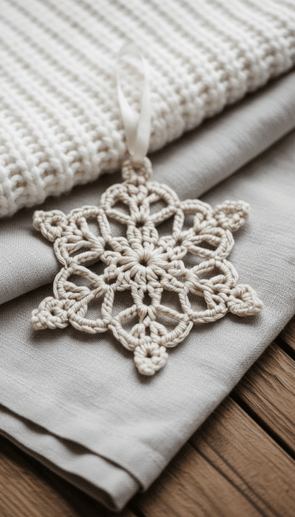 Pinterest-Scandinavian-Snowflake-585x1024 WOW! 7 Easy Free Crochet Snowflake Patterns for Beginners