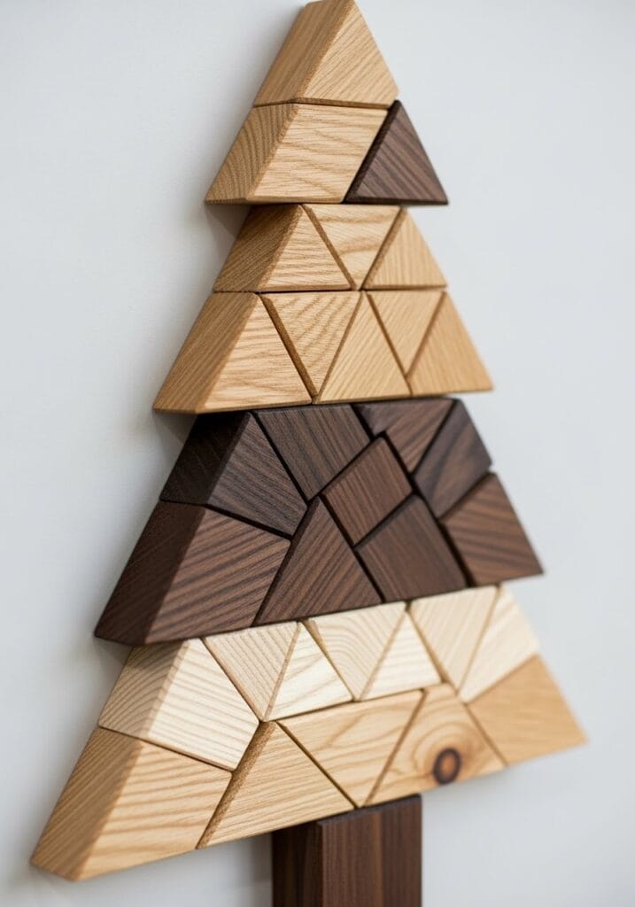 Scrap-Wood-Mosaic-Tree-Detail-717x1024 Profit from Scraps! 6 Easy Scrap Wood Christmas Projects to Make & Sell