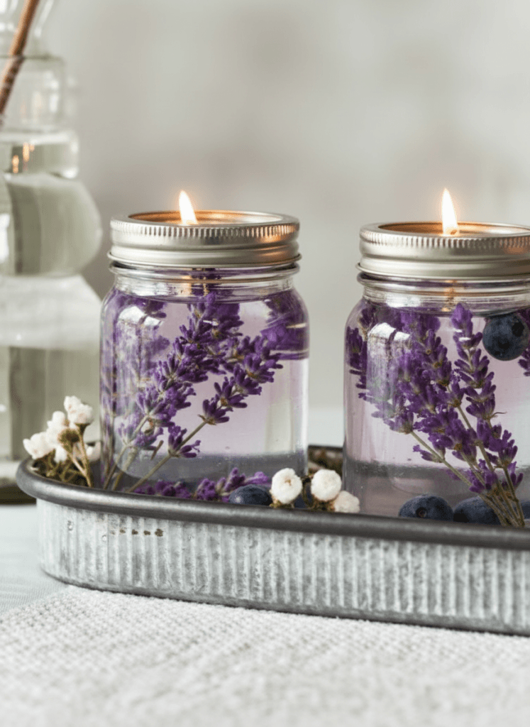 Citronella-V3_-Lavender-Focus-747x1024 5 Stunning DIY Mason Jar Centerpieces for Holidays