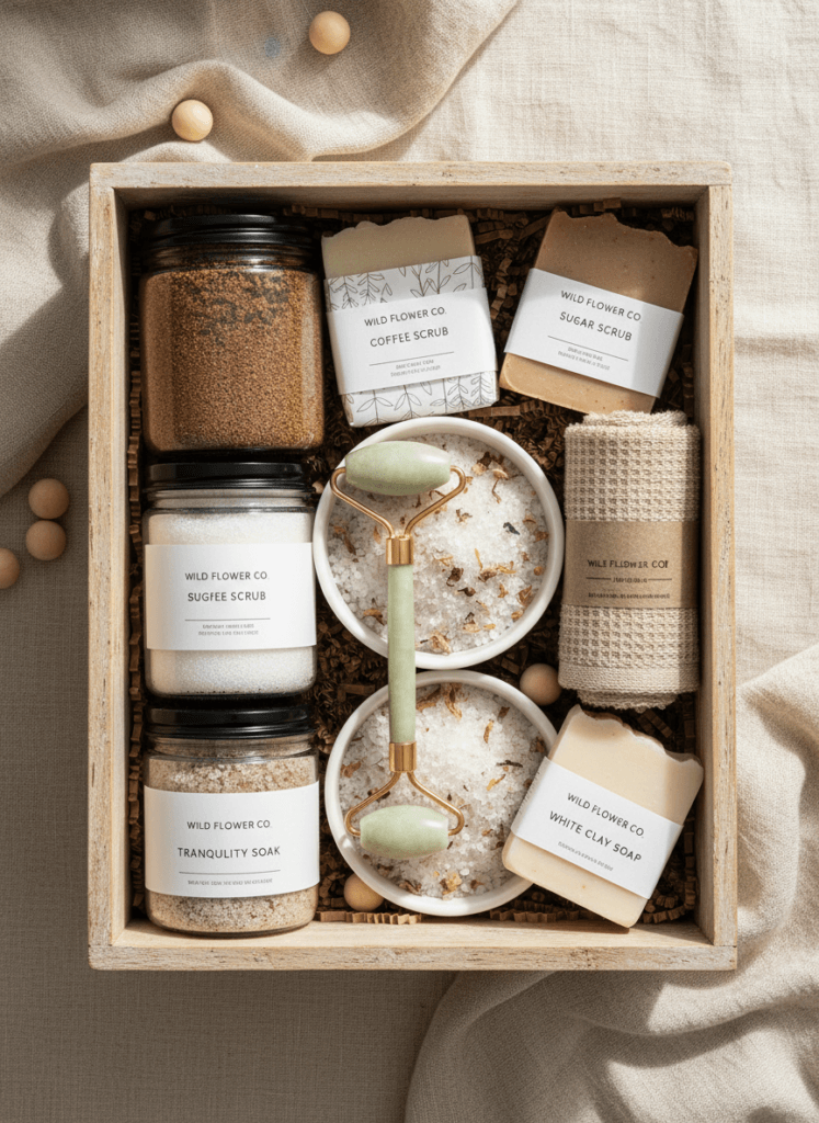 Pinterest-Spa-Box-1-747x1024 Spa Gift Basket Ideas: Luxe DIY Guide