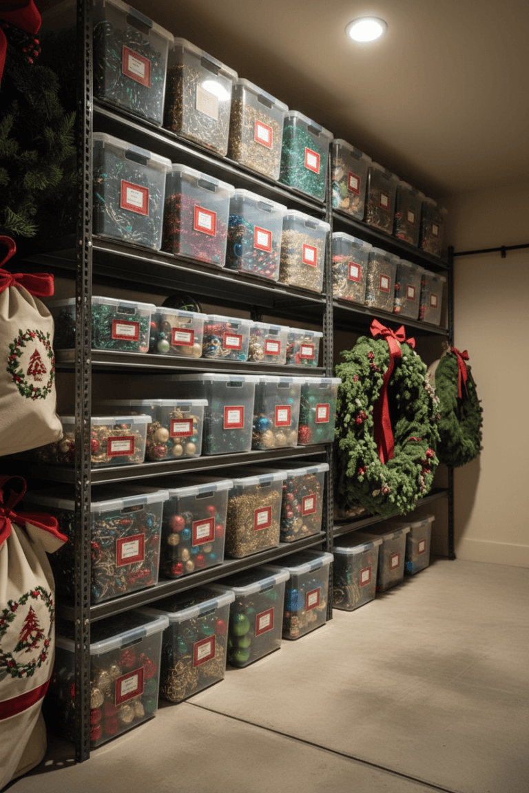 7 Smart DIY Christmas Decoration Storage Hacks