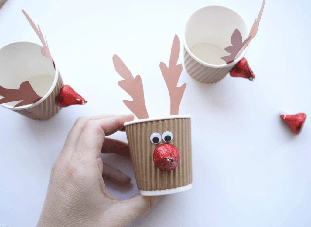 Rudolph-Craft-V2_-Googly-Eyes-1024x747 7 Fun & Easy Plastic Cup Crafts for Kids