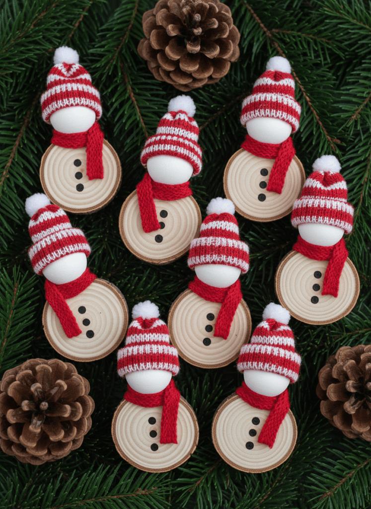 5 Easy Snowman Wood Crafts