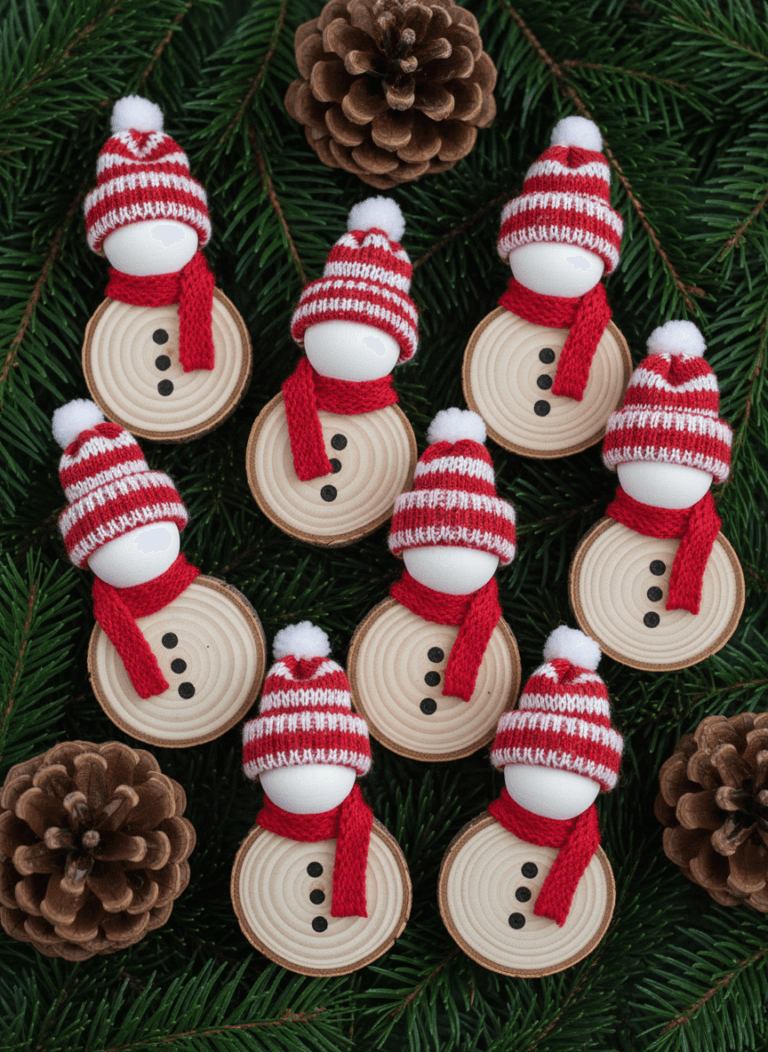 5 Easy Snowman Wood Crafts