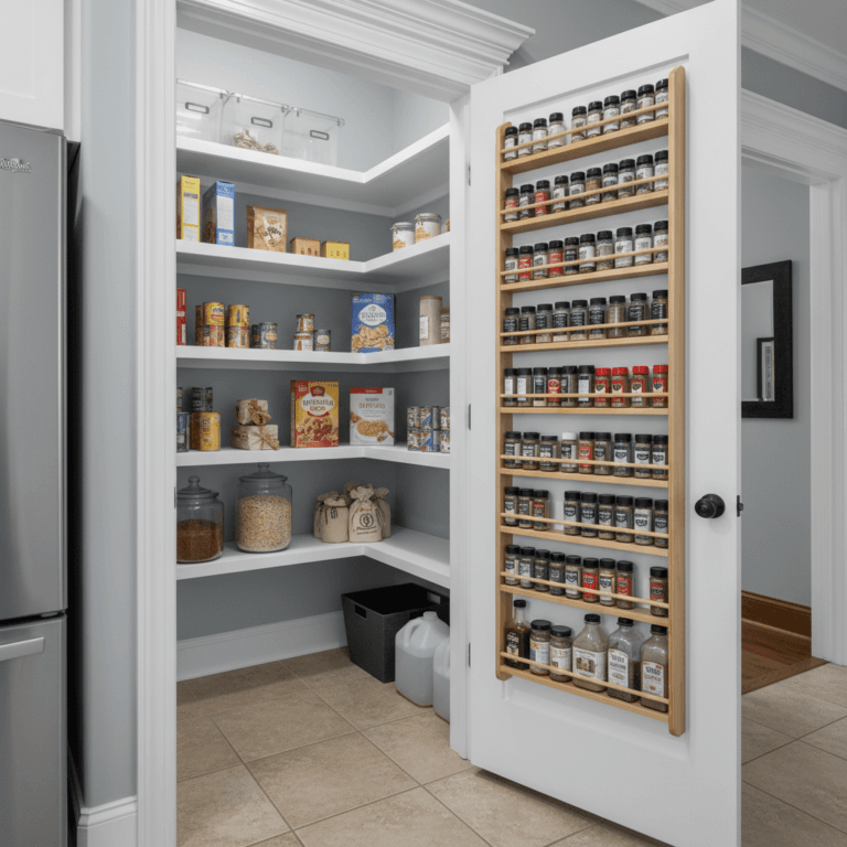 Easy DIY Spice Rack for Cabinet Door Plans