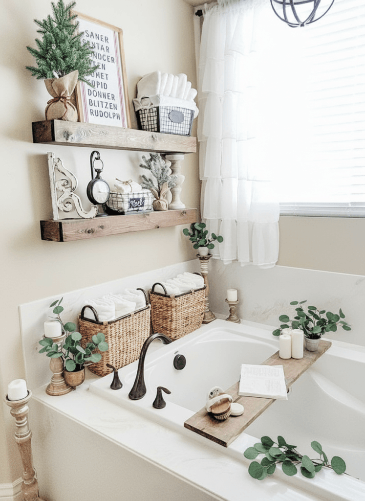 Relaxing DIY Bath Caddy Tray Plan