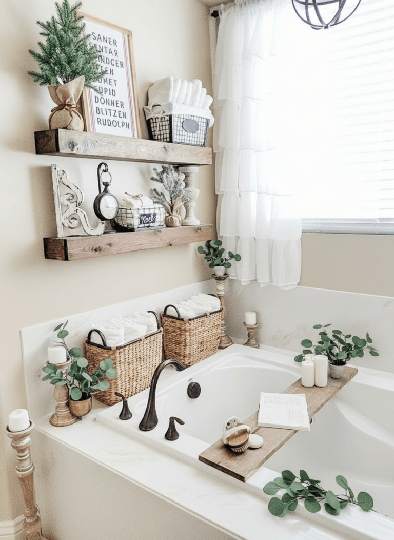 Relaxing DIY Bath Caddy Tray Plan