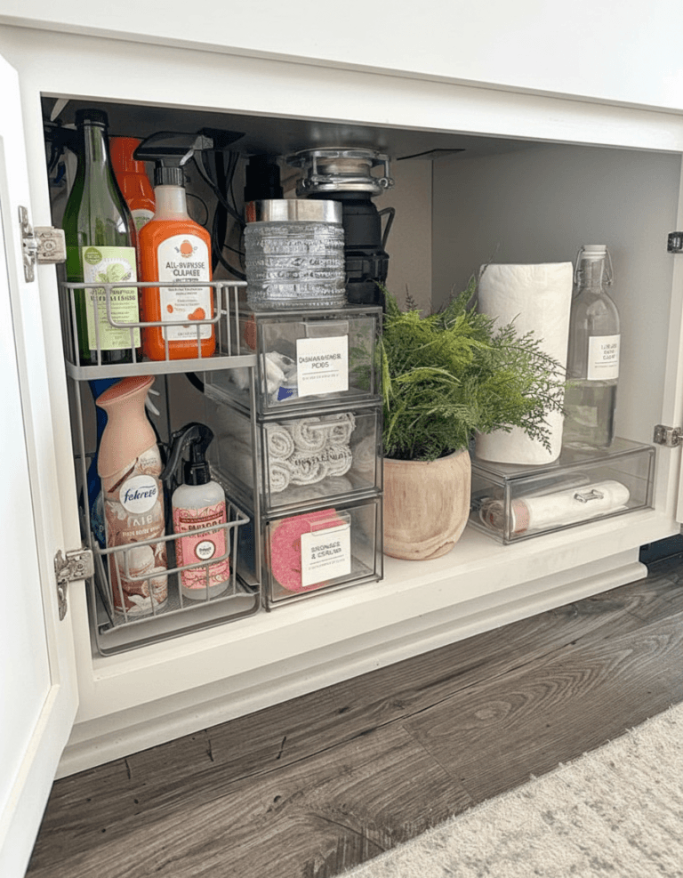 5 Genius Under Sink Storage DIY Hacks