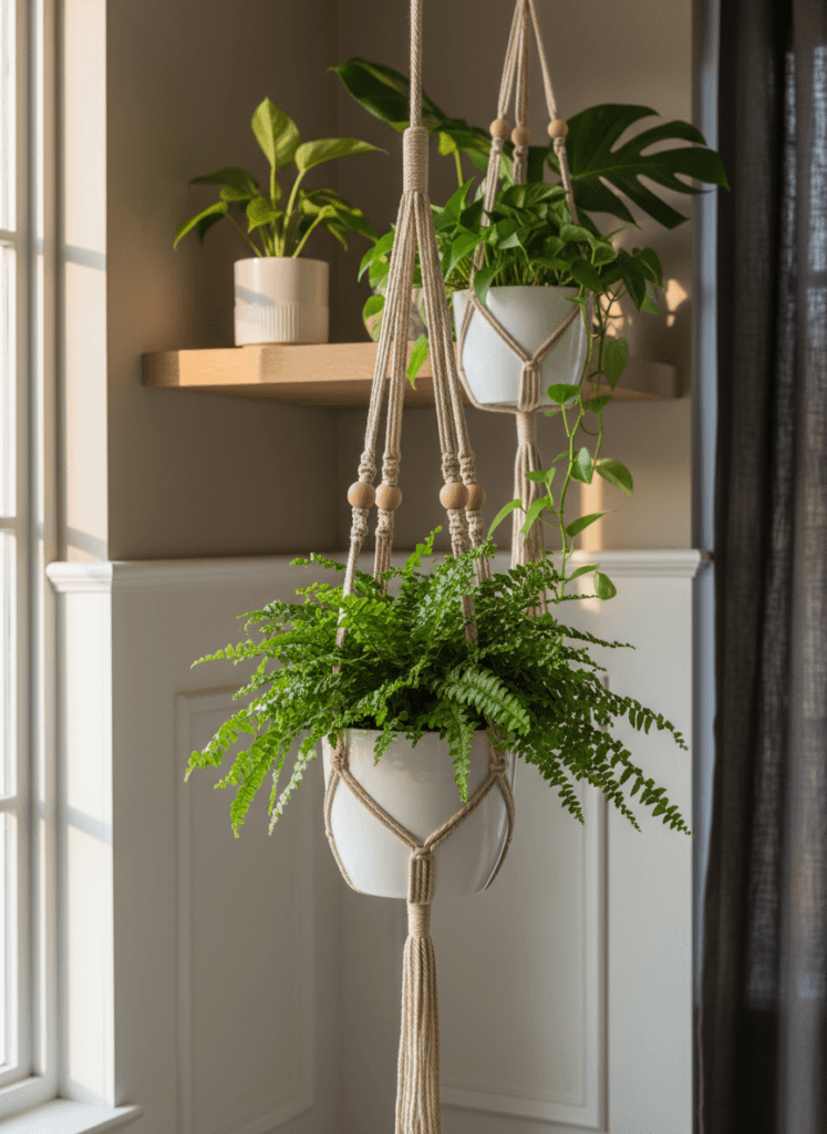 Make a Boho Macrame Plant Hanger DIY Today